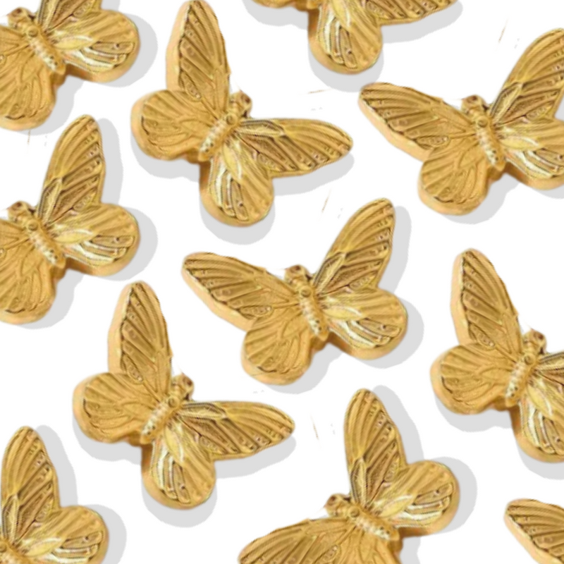 Free! 18K Gold Butterfly Huggies