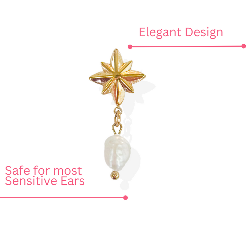 Guiding Star 18k Gold-Plated Extra Small Pearl Drop