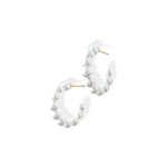 Resilient Small Pearl Gold Hoops