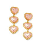 Precious Pink Pastel Pink Valentine's Day Statement Earrings