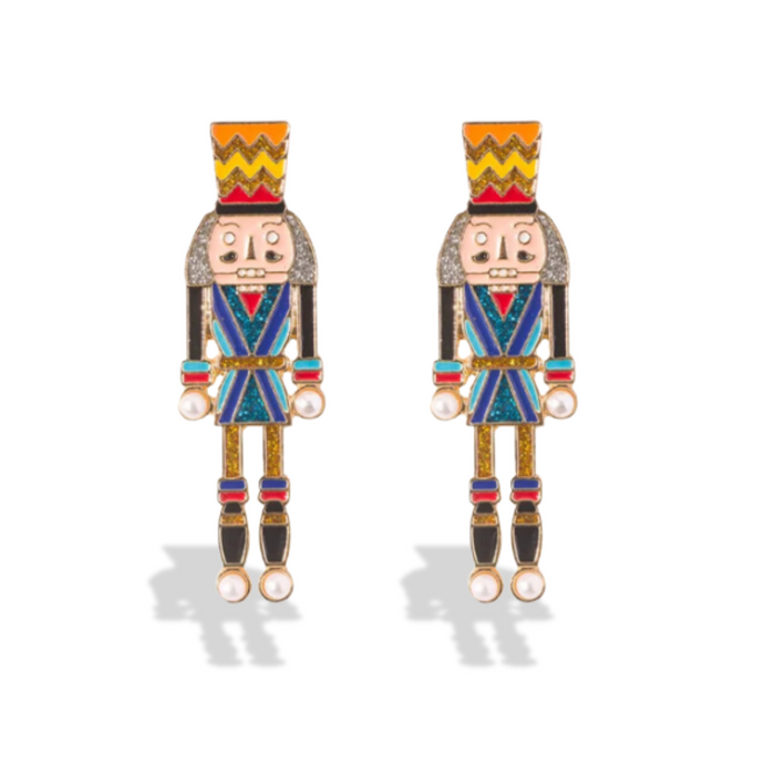 Nutcracker Christmas Studs