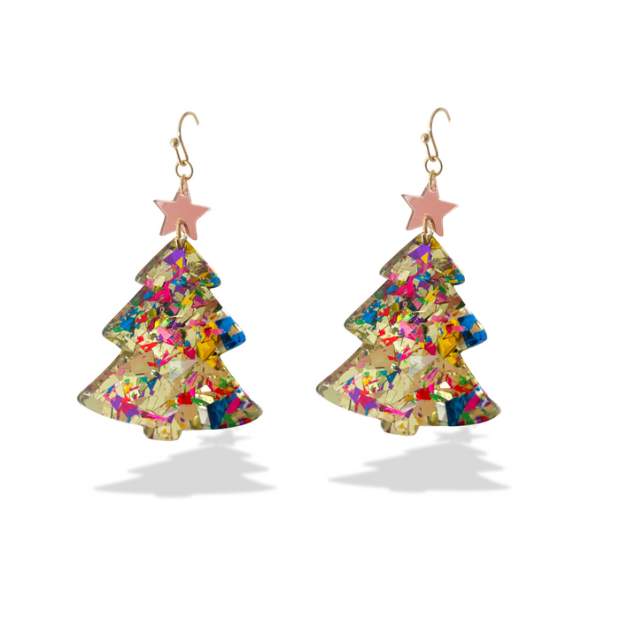 Confetti Fish-Hook Christmas Tree