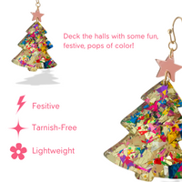 Confetti Fish-Hook Christmas Tree