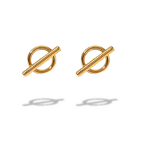 Balance Modern 18k Gold Studs