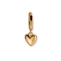Créoles style Huggie pour la Saint-Valentin Forever &amp; Always remplies d'or 18 carats