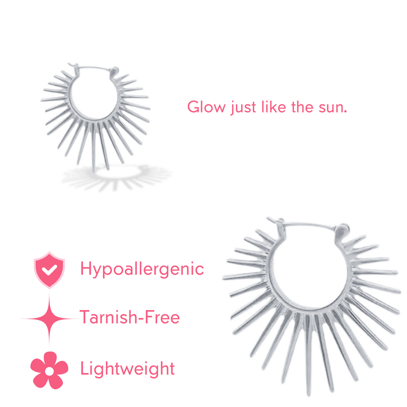 Silver Sunshine 18k Gold