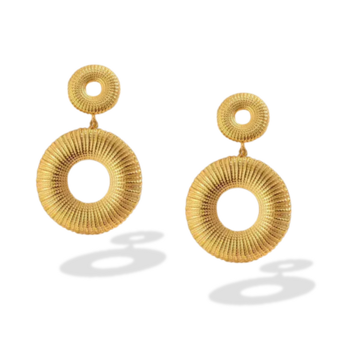 Connection Gold-Plated Statement Earrings