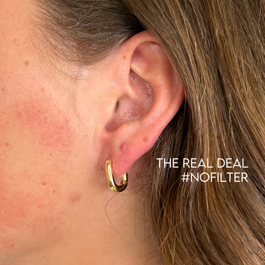 Adaptable! Gold-Plated 2 in 1 Silver Hoops