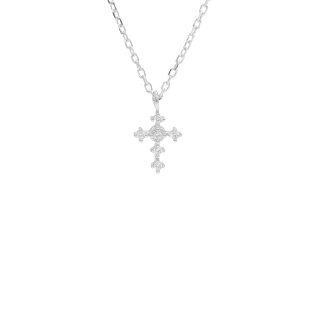 Haley's Cross Silver Necklace