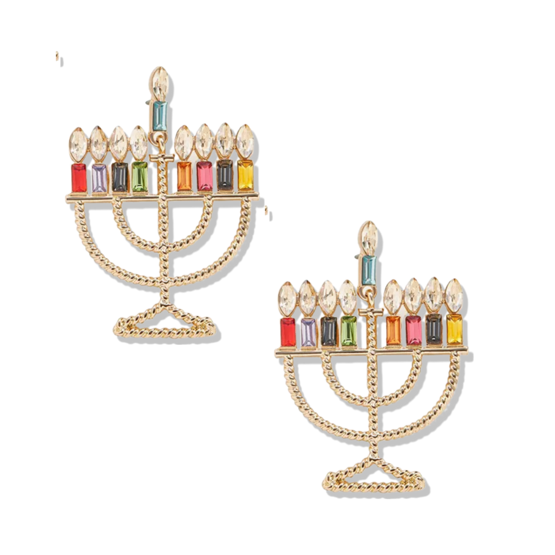 Happy Hanukkah Menorah