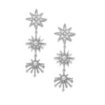 3 Tier Snowflake Statement Earring