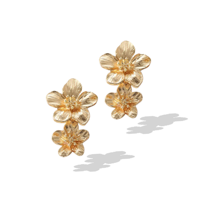 IN BLOOM! Floral 18k Gold Statement