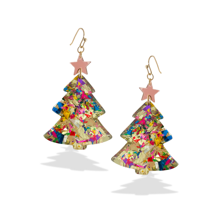 Sapin de Noël à confettis