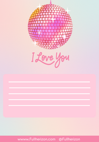 I Love You Disco with Brunette