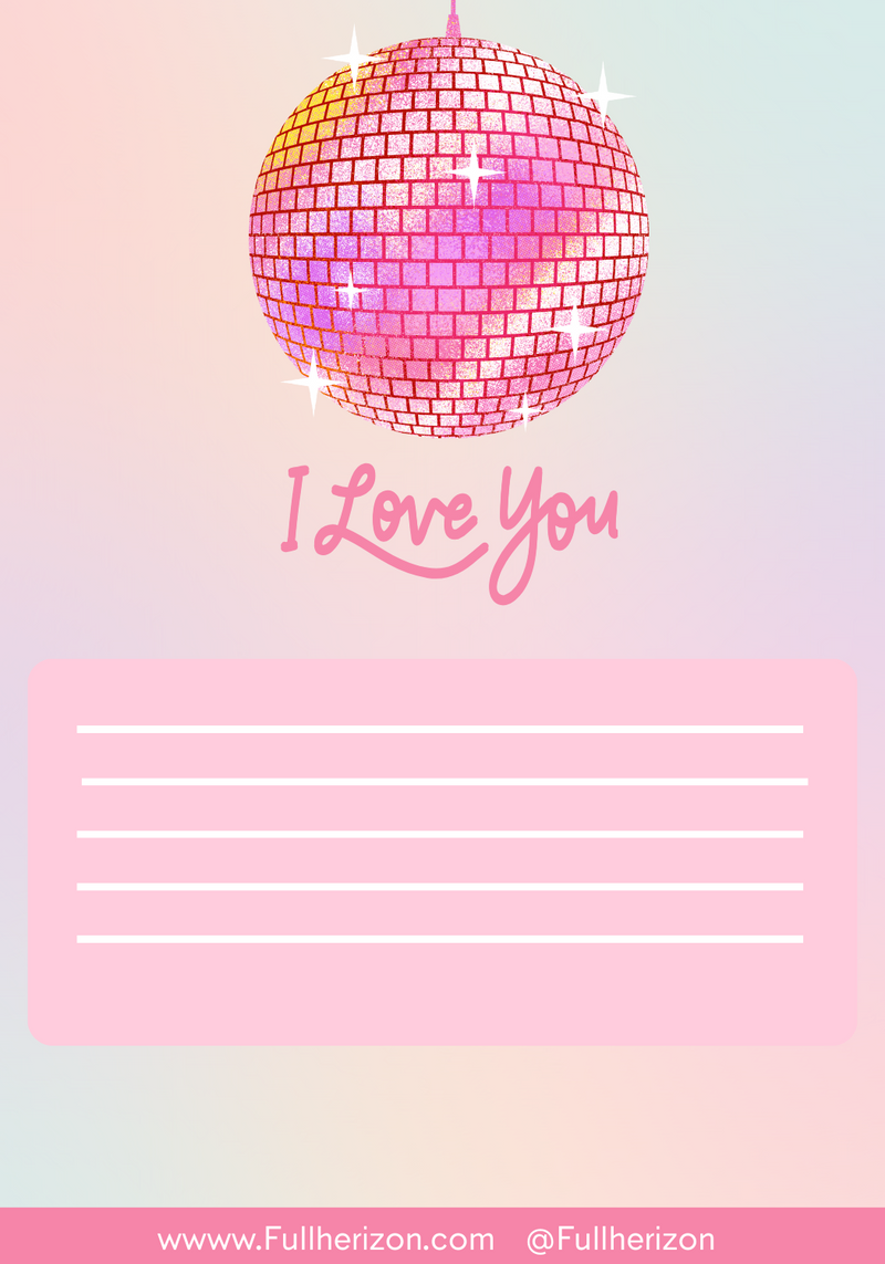 I Love You Disco with Brunette
