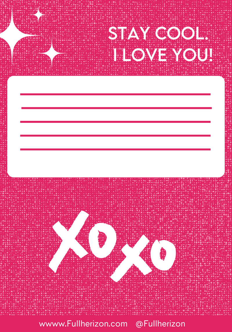 Sparkle Blonde "Happy Valentine's Day" Card