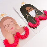 Hot Pink Dream Passionate Earrings