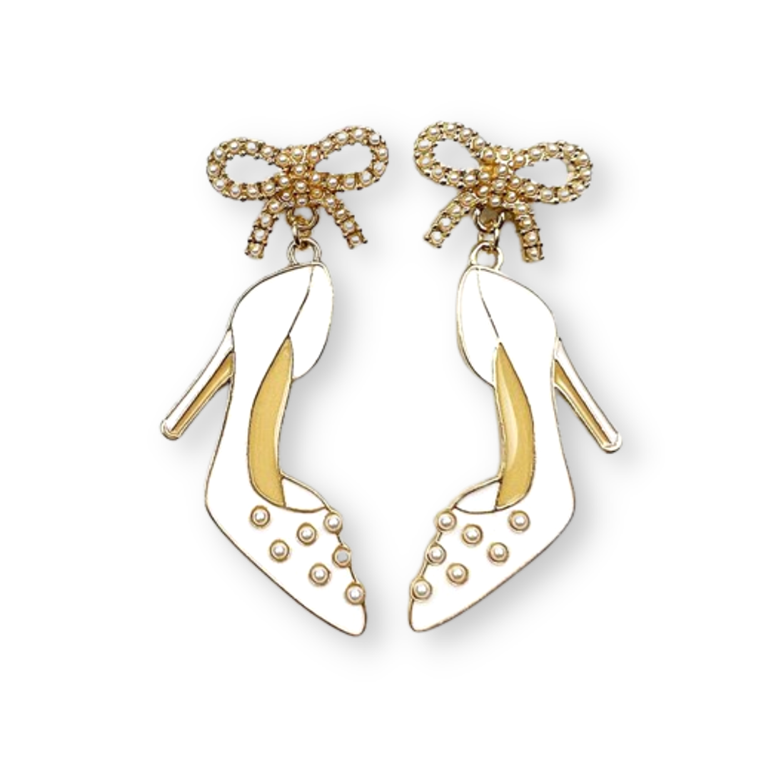 Monica Statement Earrings-Gold & Teal - The Burlap Buffalo